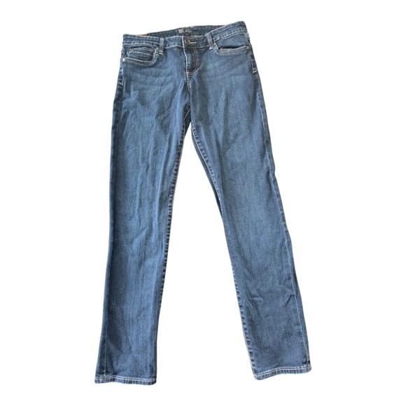 Kut From The Kloth Jeans Women Blue 32×30 Medium Wash Mid Rise Logo Straight - Picture 1 of 12